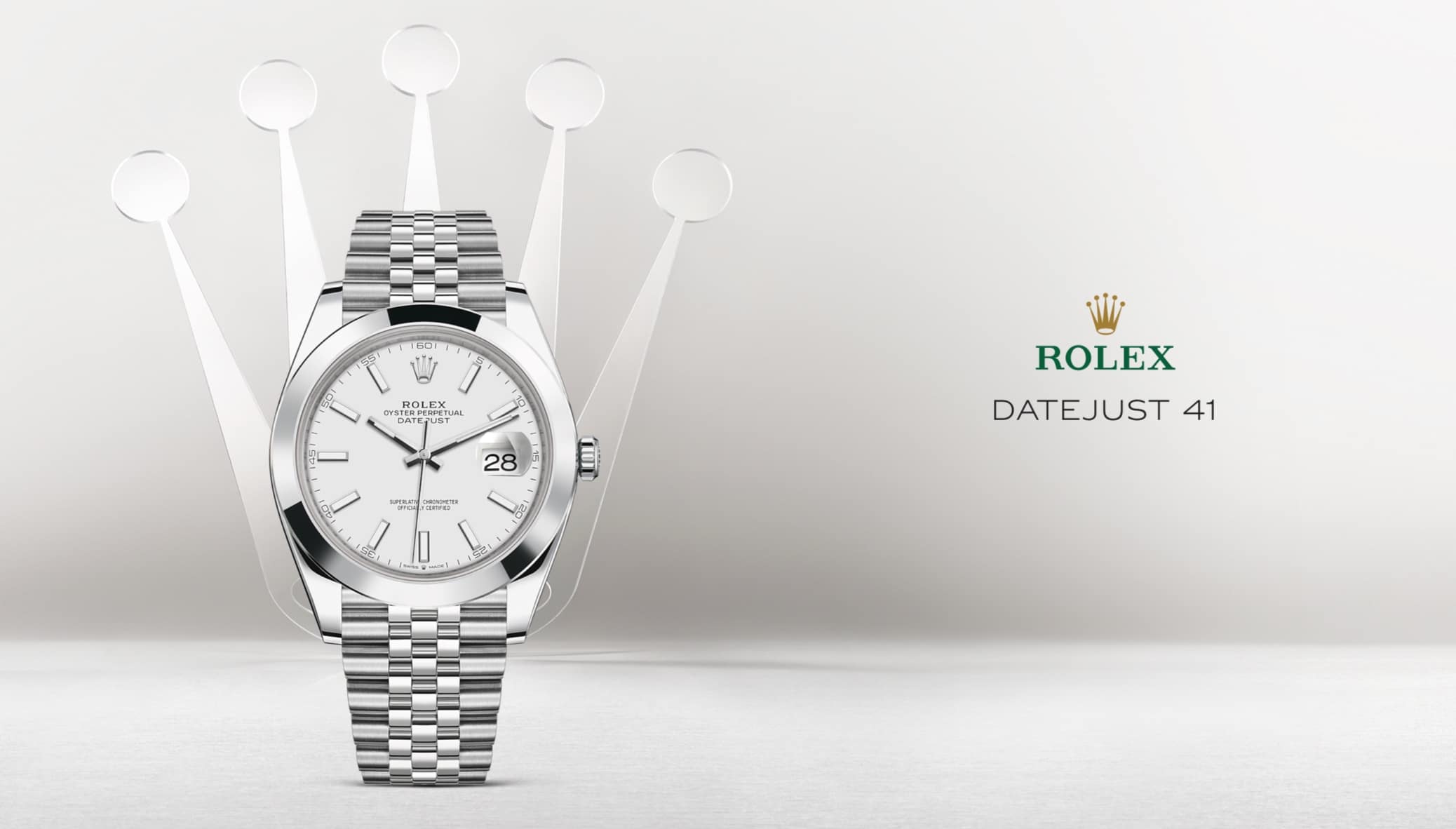 white dial datejust 41