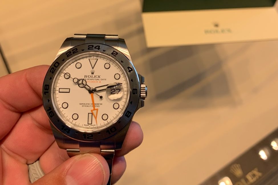 Rolex watch store explorer 2 price