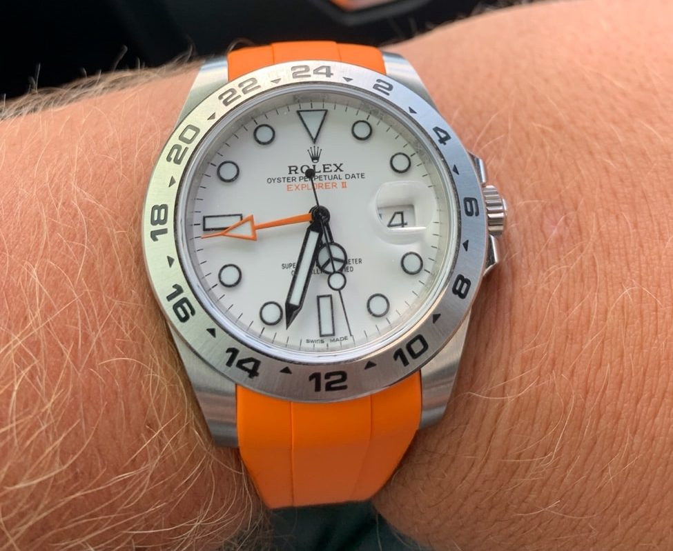 Rolex explorer 2 outlet wrist shot