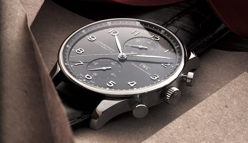 IWC Portuguese Chronograph Automatic Black Dial