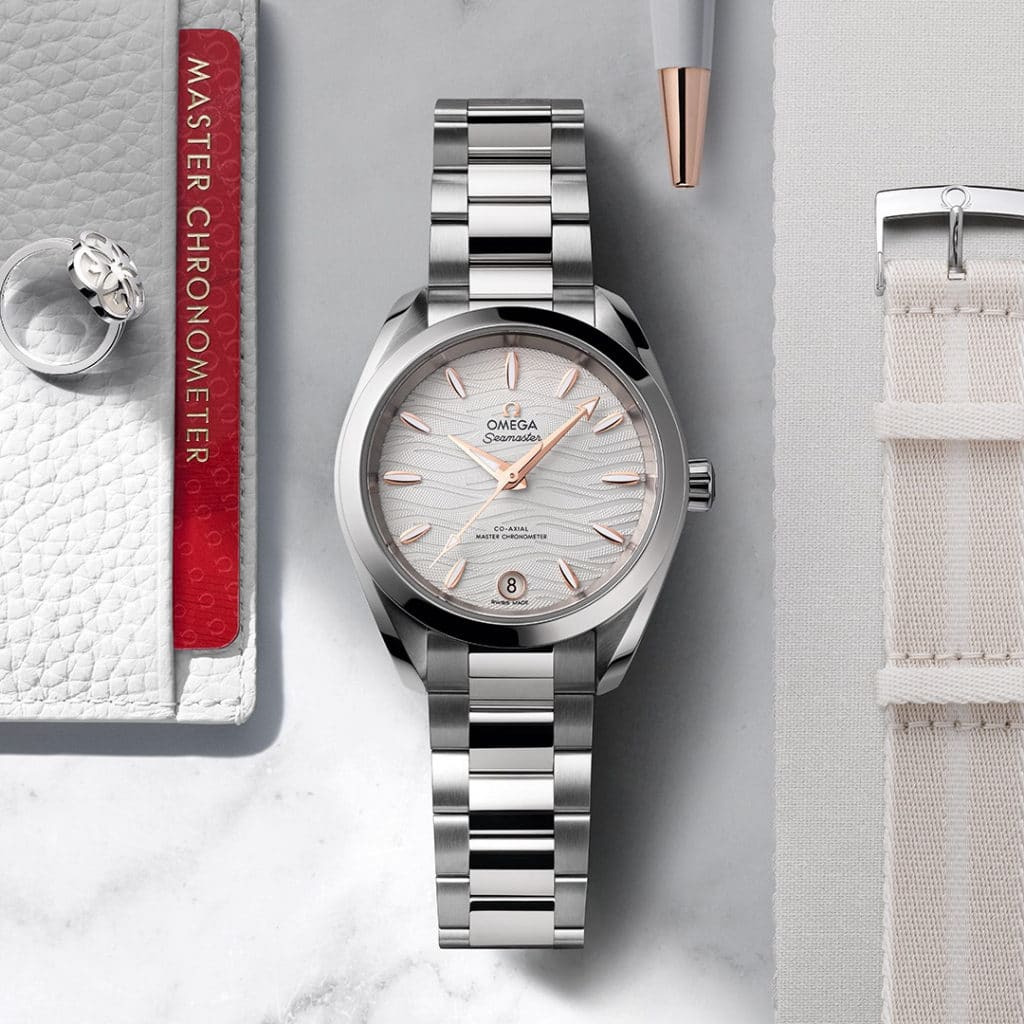 Omega seamaster discount aqua terra ladies