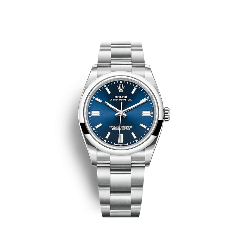 Rolex Oyster Perpetual 36mm Blue Dial 126000