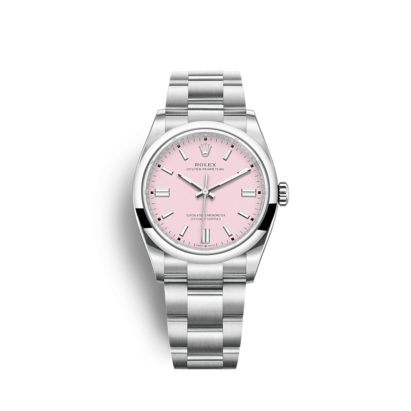 Rolex Oyster Perpetual 36mm Pink Dial 126000