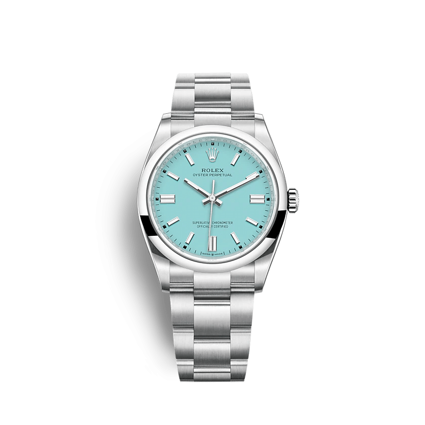 Rolex Oyster Perpetual 36mm Tiffany Dial 126000