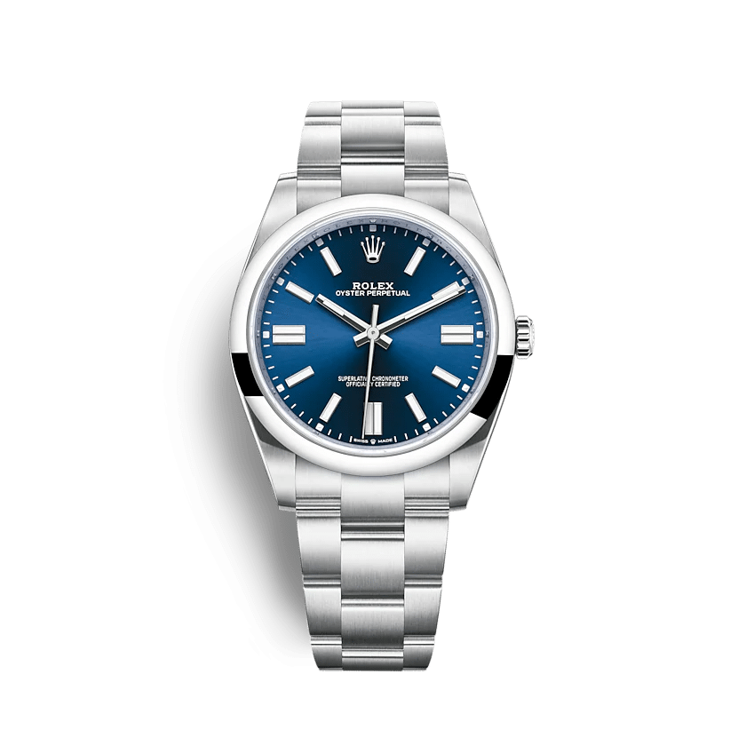 Rolex Oyster Perpetual 41mm Blue Dial 124300