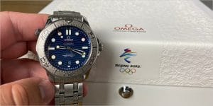 Omega 2022 Olympic Watch Beijing Winter Game Omega Seamaster 300m