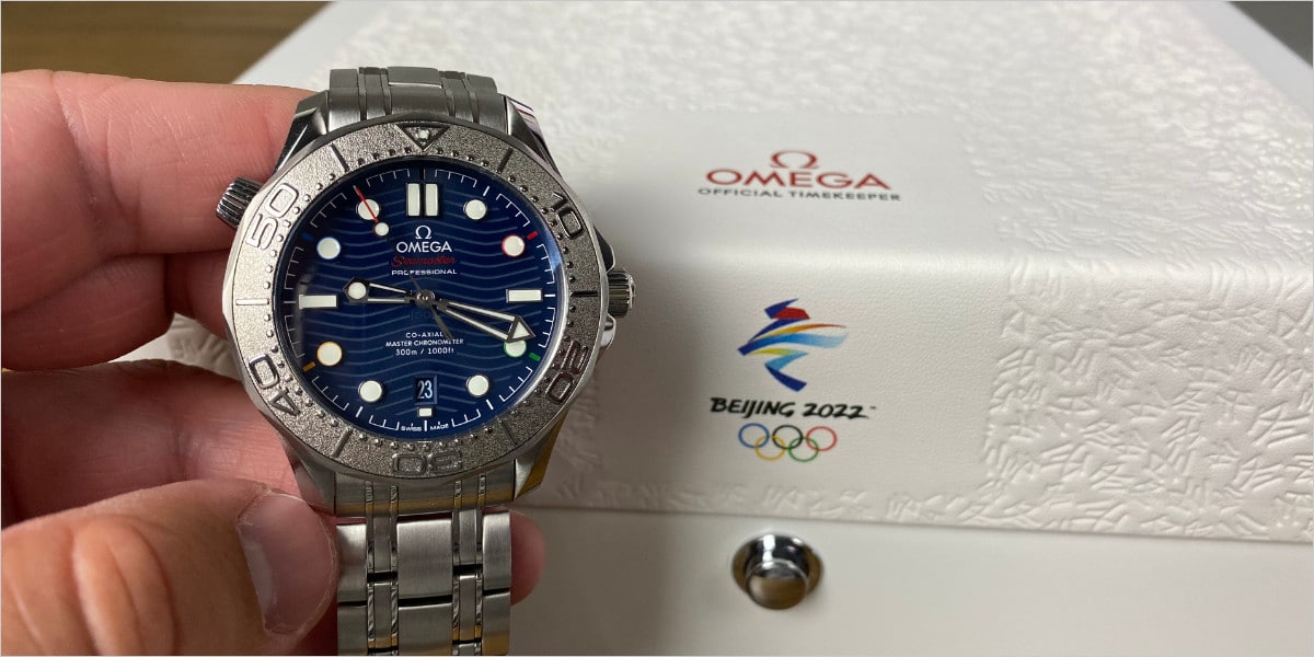 Omega 2022 Olympic Watch Beijing Winter Games Omega Seamaster