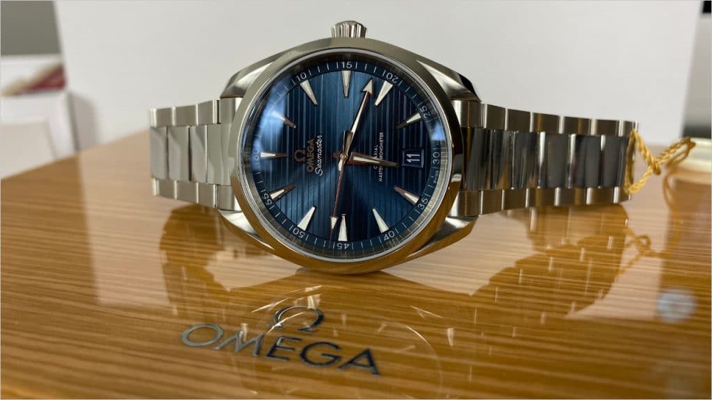 Omega Seamaster Aqua Terra Review Blue Dial Watch