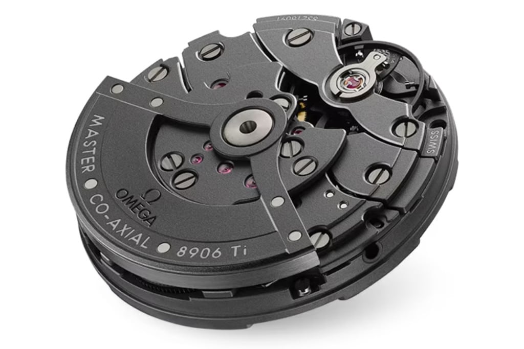 Titanium Omega Calibre 8906 Movement