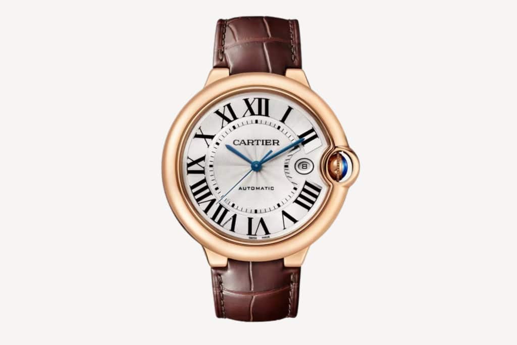 Cartier Ballon Bleu Rose Gold 42mm luxury dress watch