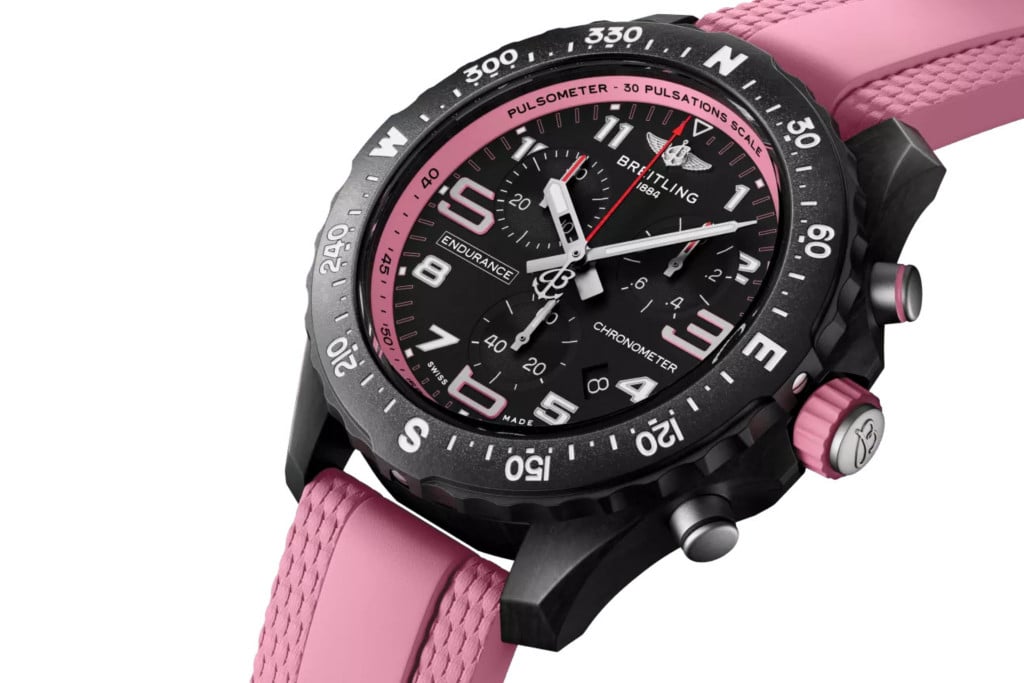 Pink Breitling Endurance Pro 38