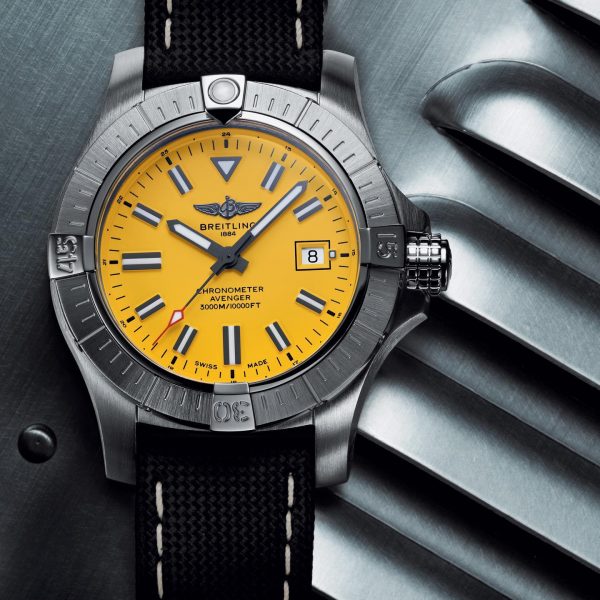 Breitling Avenger Yellow Dial