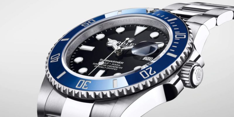 Rolex Submariner Blue Bezel Black Dial